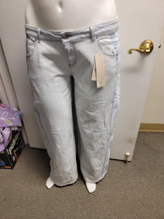 No Boundaries Denim - Light Wash Women's Wide Leg Pants